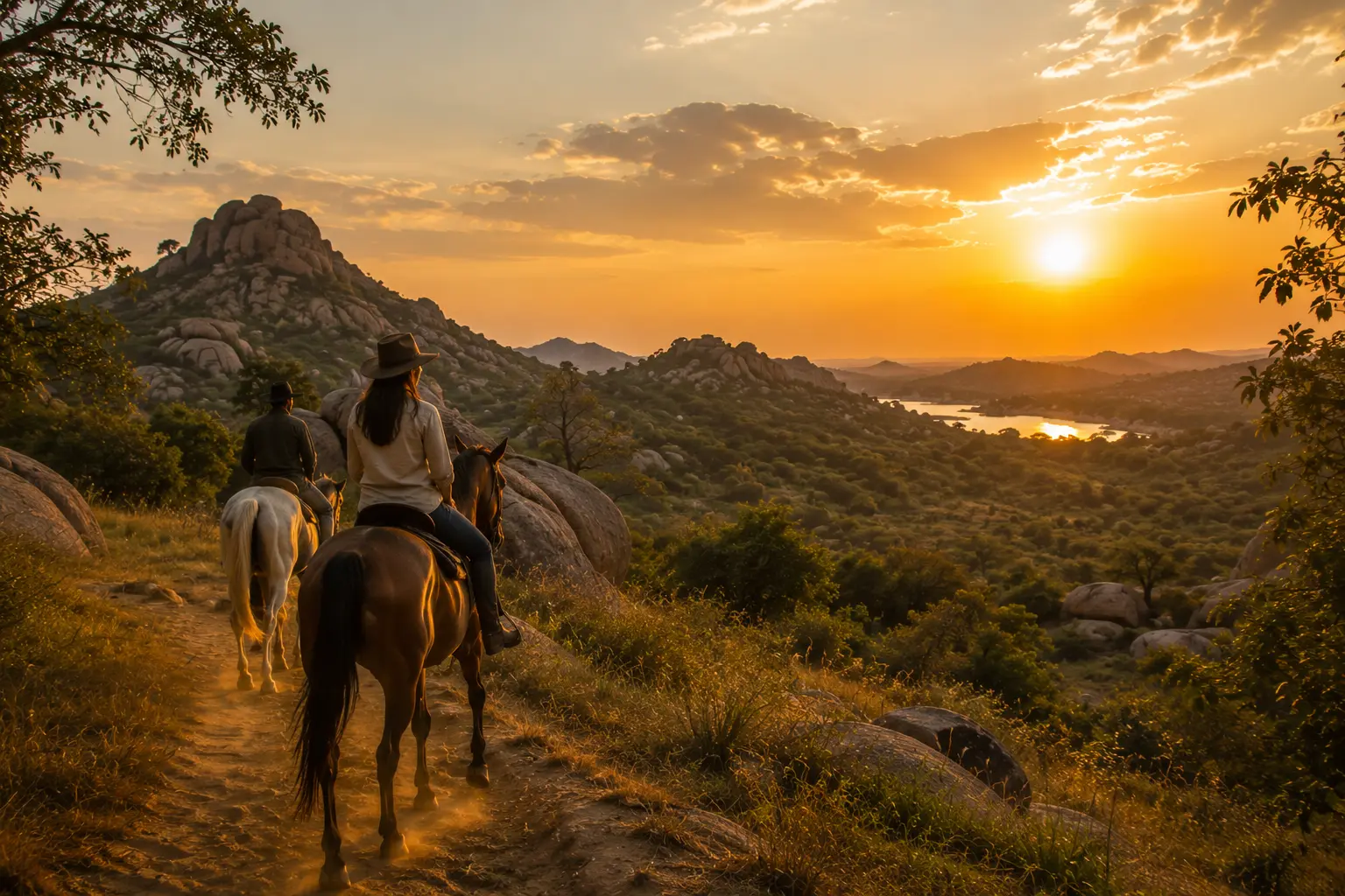Horse riding at Jungle Cabana