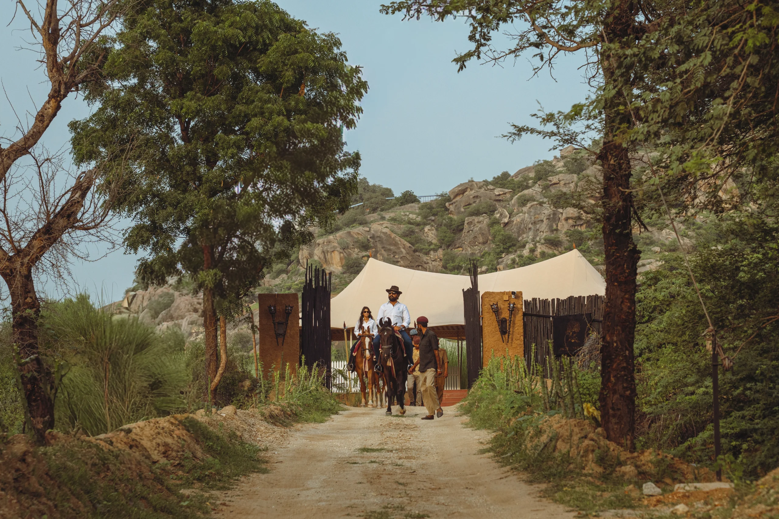 Horse riding at Jungle Cabana
