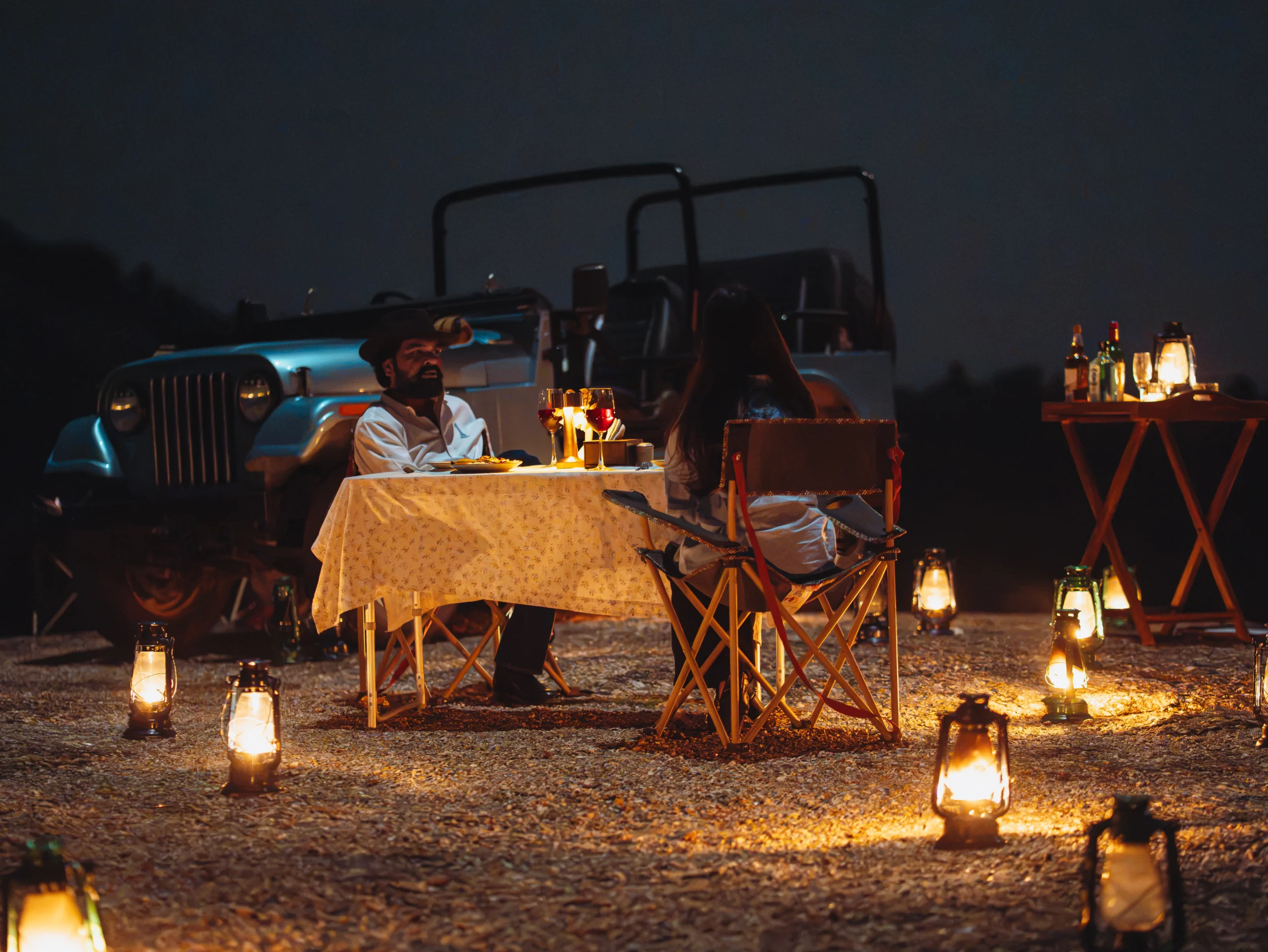 Sundowners dinner at Jungle Cabana